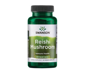 Swanson Full Spectrum Reishi Mushroom 600mg 60vcaps