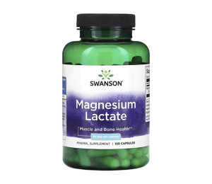 Swanson Magnesium Lactate 120caps