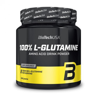 Biotech USA 100% L-Glutamine 240g