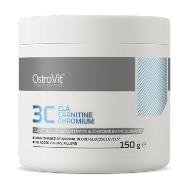 OstroVit 3C CLA Carnitine Chromium 150g (Parim enne: 05.2025)