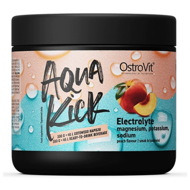 OstroVit Aqua Kick Electrolyte 300g peach