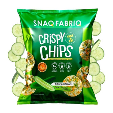 Snaq Fabriq Crispy Chips - Pickled Cucumbers 50g