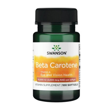 Swanson Beta Carotene 10000IU 100 softgels