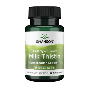 Swanson Full Spectrum Milk Thistle 500mg 30caps