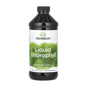 Swanson Liquid Chlorophyll 100mg 473ml (Parim enne: 02.2025)