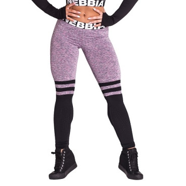 Nebbia Leggings Over the knee 286 Purple