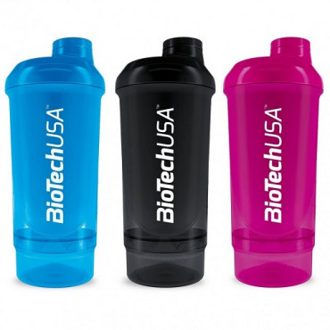 BioTech USA Shaker Wave + Compact 500ml (+150ml) 