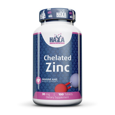 Haya Labs Zinc Chelated 30mg 100tabs