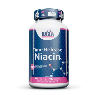 Haya Labs Niacin Time Release 250mg 100tabs