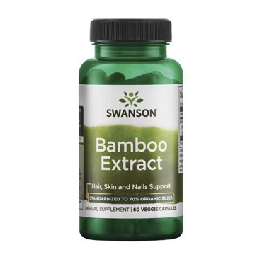 Swanson Bamboo Extract 300mg 60vcaps