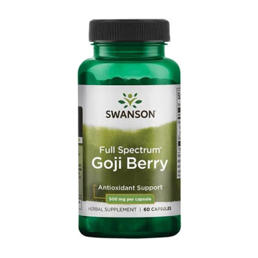 Swanson Full Spectrum Goji Berry 500mg 60caps