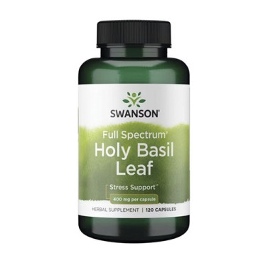 Swanson Full Spectrum Holy Basil Leaf 400mg 120caps