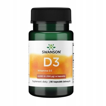 Swanson Vitamin D3 4000IU 90caps