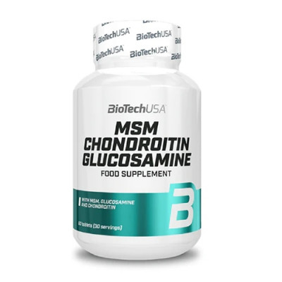 BioTech USA MSM Chondroitin Glucosamine 60tabs 