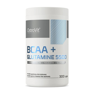 OstroVit BCAA + Glutamine 5500mg 300caps