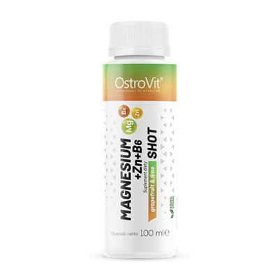 OstroVit Magnesium + Zn + B6 Shot 100ml Grapefruit-Lime