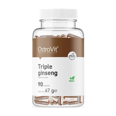 OstroVit Triple Ginseng VEGE 90vcaps (Parim enne: 01.2025)