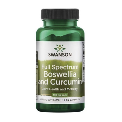 Swanson Full Spectrum Boswellia and Curcumin 60caps