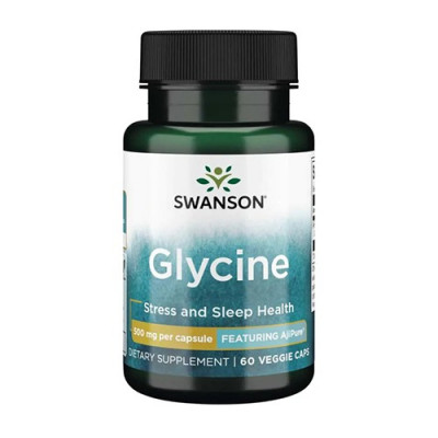Swanson Glycine Featuring AjiPure 500mg 60vcaps