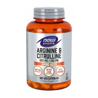 Now Foods Arginine 500mg & Citrulline 250mg 120vcaps