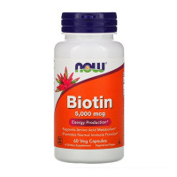 Now Foods Biotin 5000mcg 60vcaps