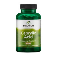 Swanson Caprylic Acid 600mg 60 softgels