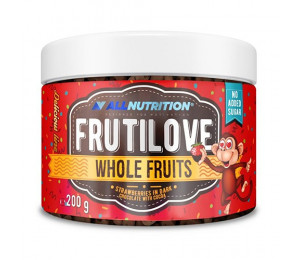 AllNutrition Frutilove Whole Fruits Strawberry in Dark Chocolate with Cocoa 200g (Parim enne: 04.2022)