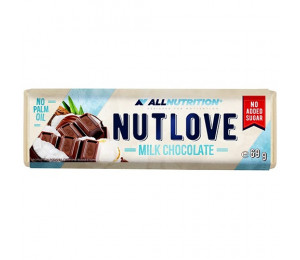 AllNutrition Nutlove Milk Chocolate Bar Coconut Almond 69g (Parim enne: 04.2023)