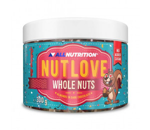 AllNutrition Nutlove Whole Nuts Almonds In Dark Chocolate 300g (Parim enne: 01.2022)