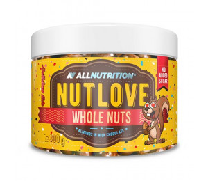 AllNutrition Nutlove Whole Nuts 300g Almonds In Milk Chocolate (Parim enne: 01.2022)