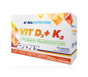 AllNutrition Vitamin D3 + K2 30 softgels (Parim enne: 01.2023)