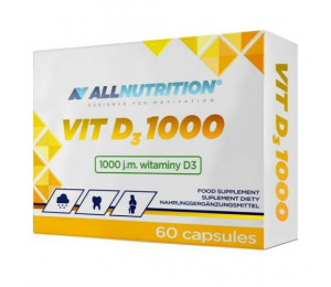 AllNutrition Vitamin D3 1000IU 60 softgels