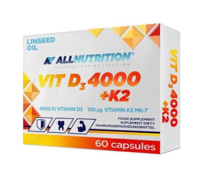 AllNutrition Vitamin D3 4000IU + K2 60 softgels