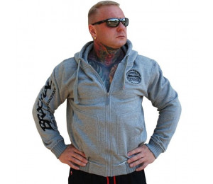 Brachial Zip-Hoody "Special" Grey/Black