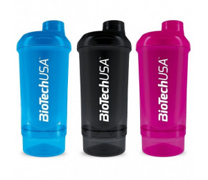 BioTech USA Shaker Wave + Compact 500ml (+150ml) 