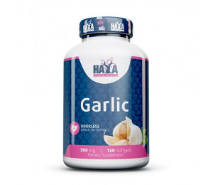 Haya Labs Odorless Garlic 500mg 120 softgels