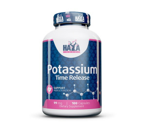 Haya Labs Potassium Time Release 100vcaps (Parim enne: 04.2024)