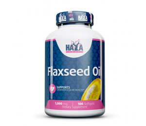 Haya Labs Flaxseed Oil Organic 1000mg 100 softgels (Parim enne: 04.2024)