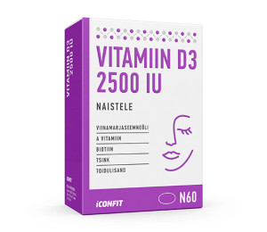 ICONFIT Витамин D3 для Женщин 2500IU 60caps