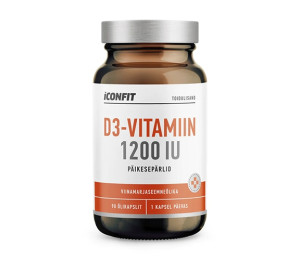 ICONFIT Vitamin D3 1200IU 90 softgels