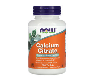 Now Foods Calcium Citrate 100tabs