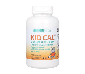 Now Foods KID Cal 100tabs (chewable) Orange
