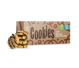 OstroVit Cookies with Peanuts and Chocolate 125g