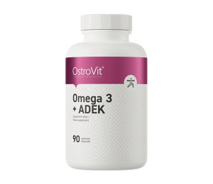 OstroVit Omega 3 + ADEK 90 softgels