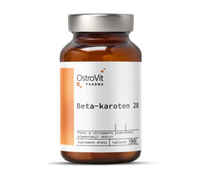 OstroVit Pharma Beta-karoten 28 (Beta Carotene) 90tabs (Parim enne: 05.2024)