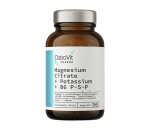 OstroVit Pharma Magnesium Citrate + Potassium + B6 P-5-P 90caps