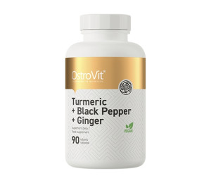 OstroVit Turmeric + Black Pepper + Ginger 90tabs