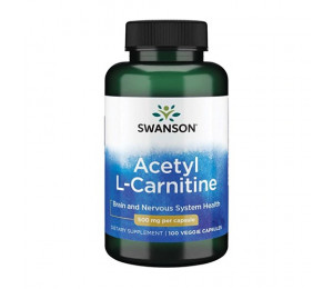 Swanson Acetyl L-Carnitine 500mg 100vcaps