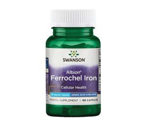 Swanson Albion Ferrochel Iron 18mg 180caps