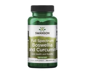 Swanson Full Spectrum Boswellia and Curcumin 60caps